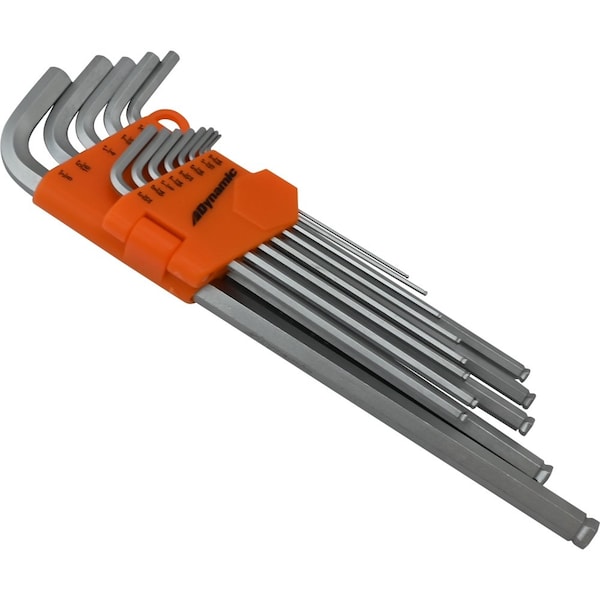 Tools 13 Piece SAE Extra Long Hex Key Set, .05" - 3/8"